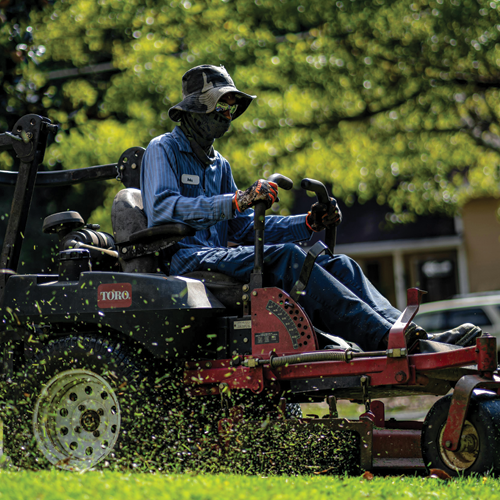 mowing photo